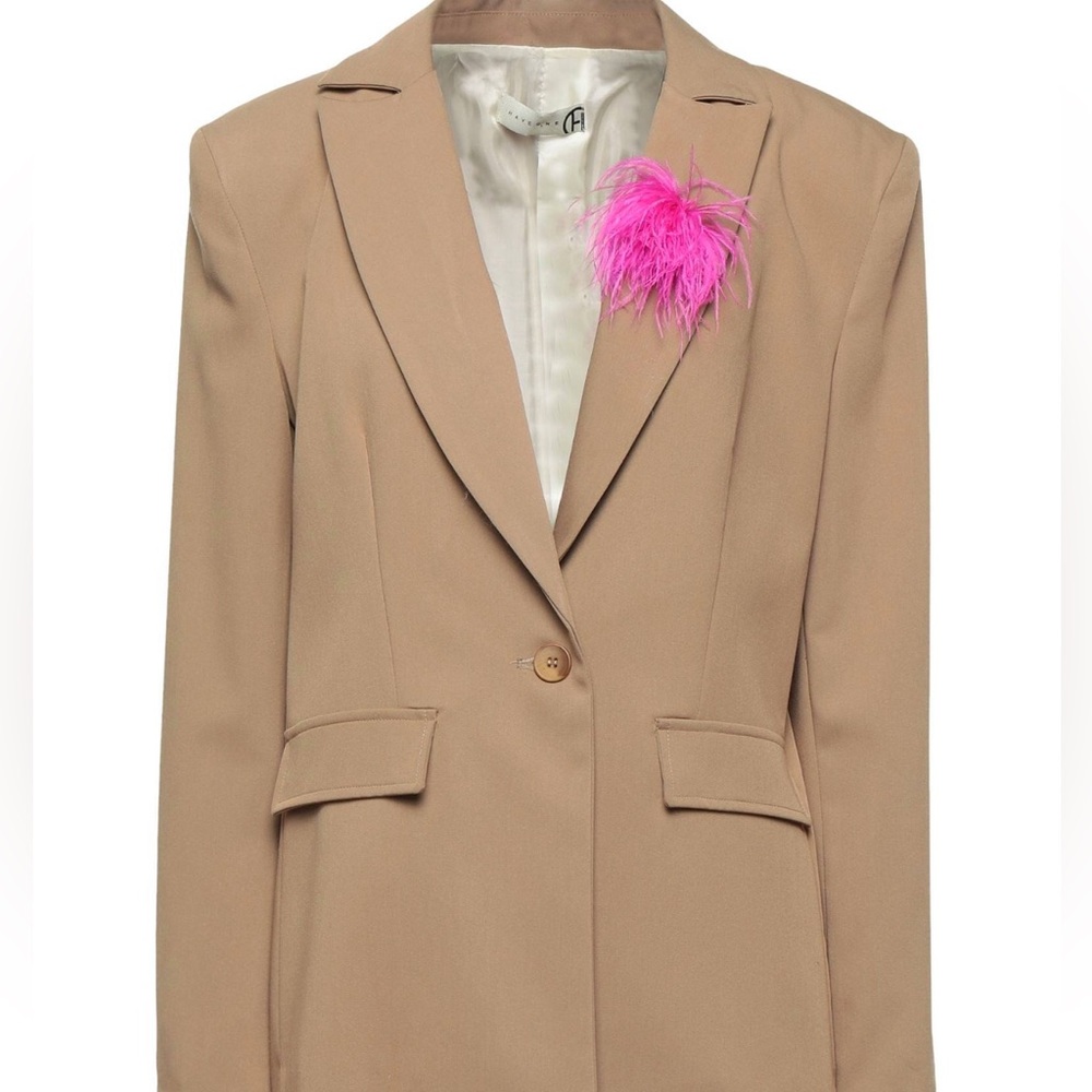 Military green or light brown Blazers